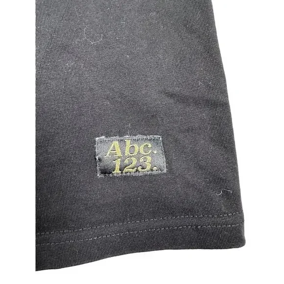 Advisory Board Crystals Mens Large Black Abc 123 Pocket Long Sleeve Streetwear